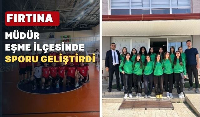 Uşak’ın Eşme ilçesi sporda fırtına gibi esiyor