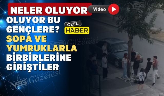 Uşak’ta gençler arasında sopalı yumruklu kavga