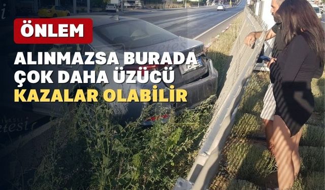 Uşak’ın bu bölgesinde sürekli kaza yaşanıyor