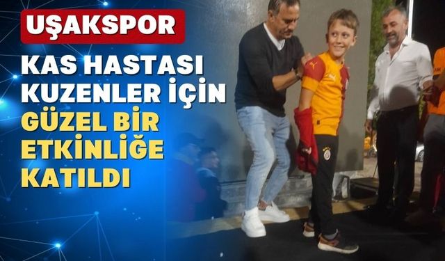 Uşakspor ve Ergün Hoca Banaz’da gönülleri fethetti
