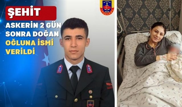 Şehit Jandarma Uzm. Çvş. Yücel Yeşil yeniden dünyaya geldi