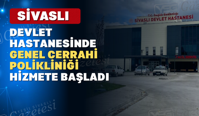 Sivaslı Devlet Hastanesi’nde Genel Cerrahi Polikliniği Hizmetine Başlandı
