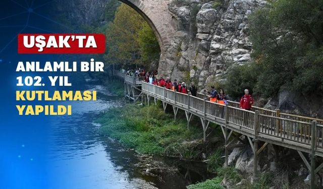 Uşak’ta Cumhuriyet’in 102. Yılı Doğada Kutlandı