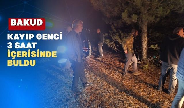 Uşak’ın Banaz İlçesinde Kayıp Genci BAKUD Buldu