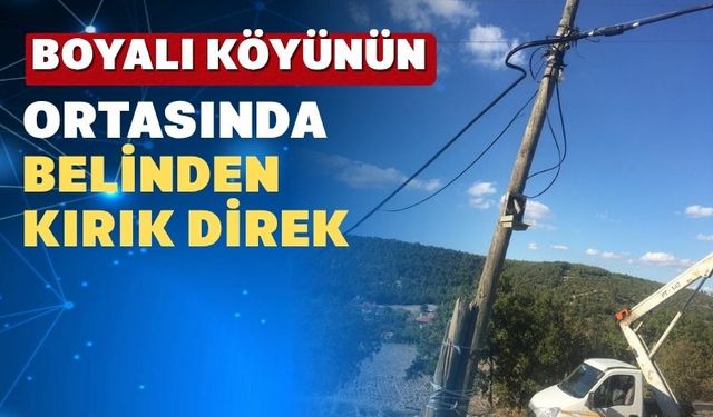 Uşak Boyalı Köyünün Direği Boyalı Değil Kırık Direk