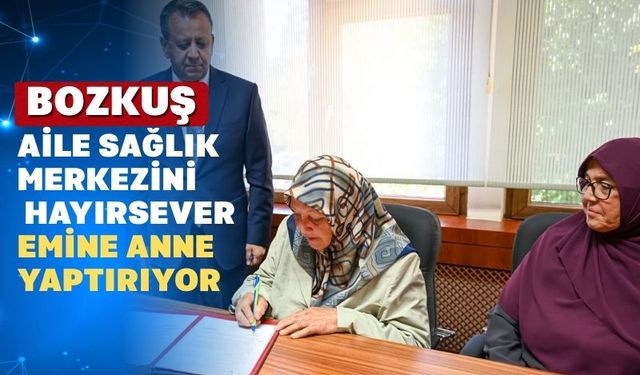 Uşaklı Hayırsever Kadın Köyüne Sağlık Merkezi Yaptırıyor