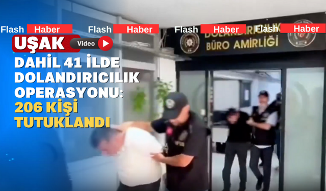 Uşak'ta da Dolandırıcı Çetesi Çökertildi