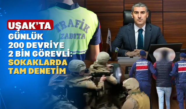 Uşak'ta Suç İstatistikleri Düşüşte