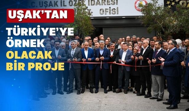 Uşak İl Özel İdaresinden Örnek Proje