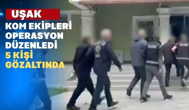 Uşak’ta polis kaçak tütün ve ruhsatsız silahlar ele geçirildi