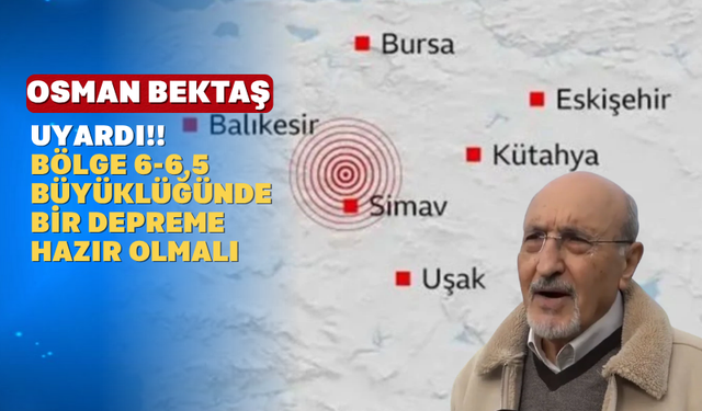 Uşak-Kütahya Fay Hattı Diken Üstünde