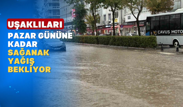 Uşak'ta bu günler yağmurlu geçecek