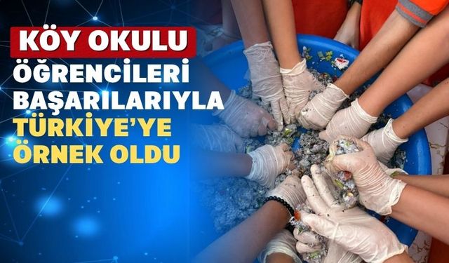 Uşak’ın Eşme Saraycık İ.O. Öğrencileri Harikalar Yaratıyor