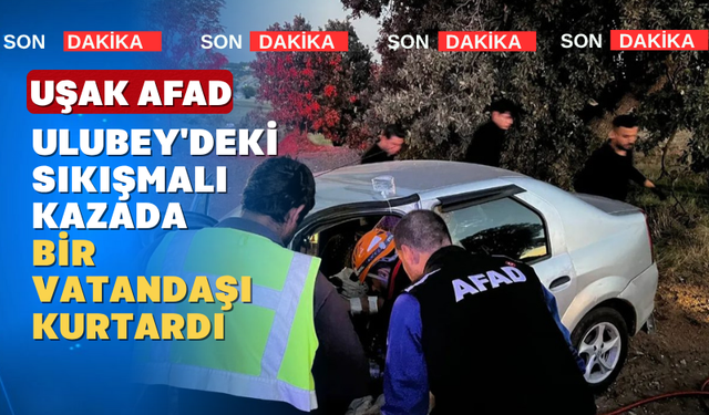 Ulubey'de Korkutan Trafik Kazası