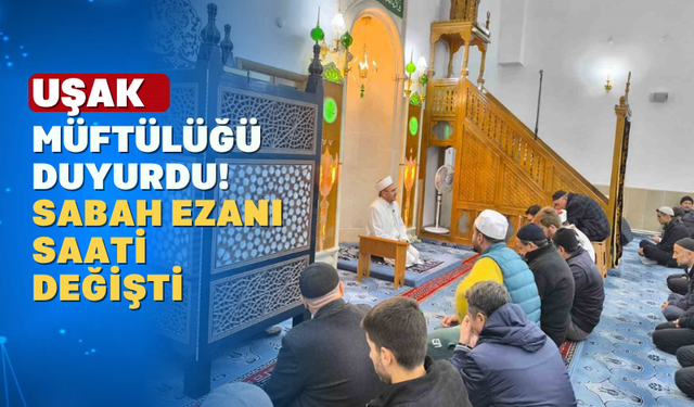 Uşak'ta 3 Kasım'dan İtibaren Saat Değişikliği Yapılacak