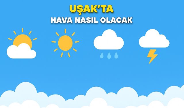 Uşak’ta 7 Ekim Salı günü hava durumu nasıl?