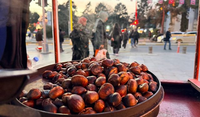 Kışın şifa kaynağı kestane 100 liradan satılıyor