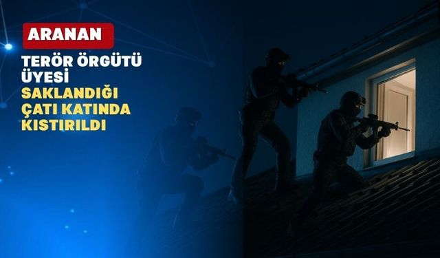 Uşak Polisi FETÖ Firarisini Çatıda Yakaladı