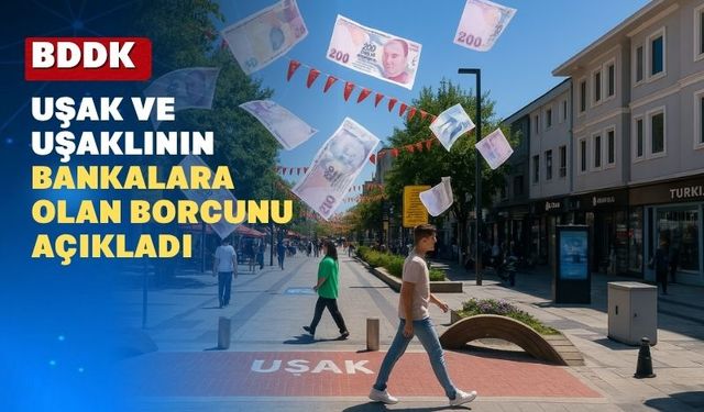 Uşak bankalara 53 milyon 724 bin TL borçlu çıktı