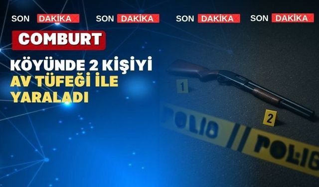 Uşak’ta dün gece  silahla 2 kişiyi vurdular