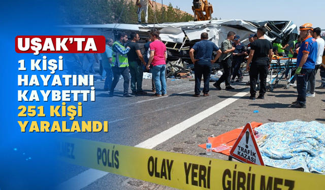 Uşak'ta Ekim Ayı Kaza Bilançosu Dudak Uçuklattı