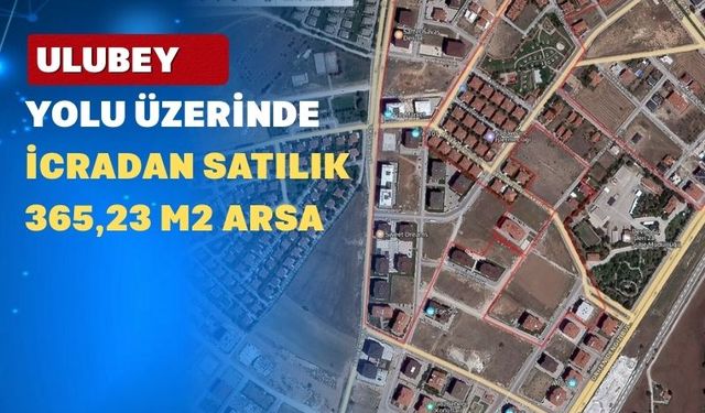 Uşak-Ulubey Yolu Üzerinde İcradan Satılık Arsa