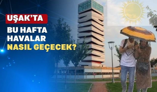 Uşak’ta hafta sonu yağış bekleniyor