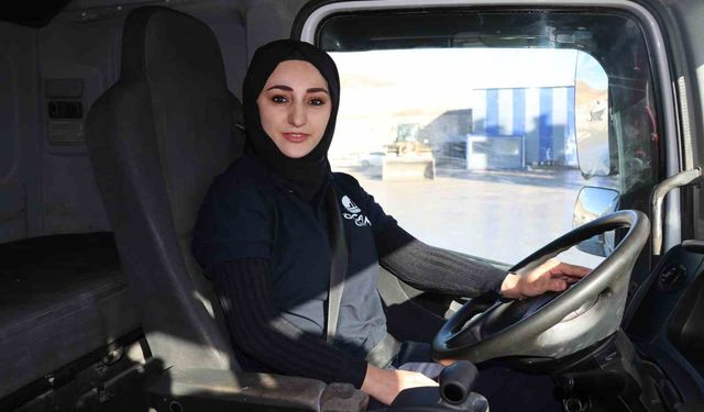 'Kadınsın yapamazsın' dediler, tır şoförü oldu
