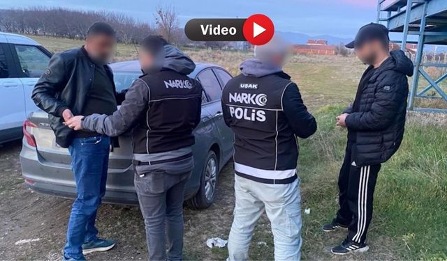 Uşak’ın Banaz İlçesinde Narko Alan Uygulaması Yapıldı