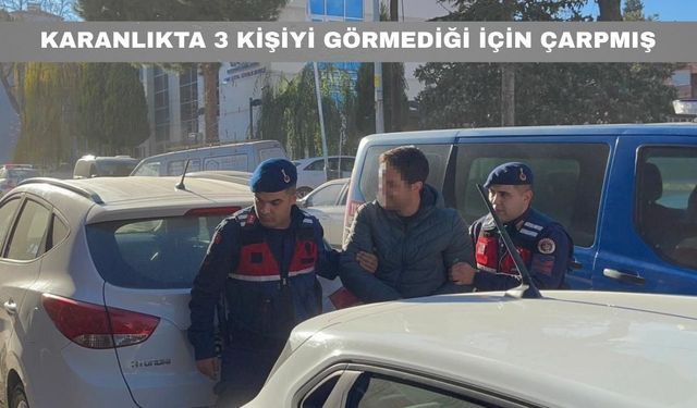 Uşak’ta üç yayanın ölümüne neden olan sürücü tutuklandı