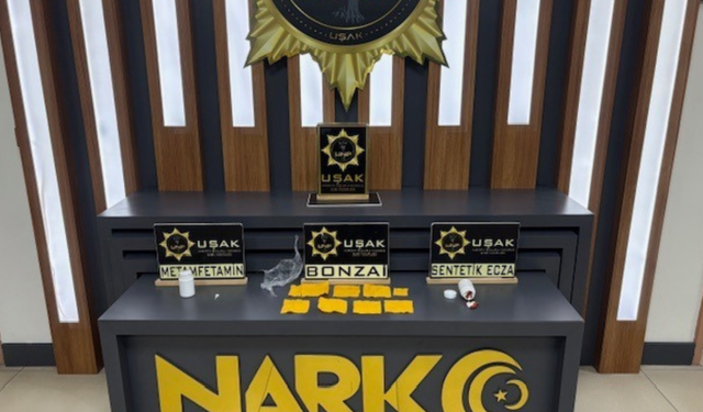 Uşak'ta Zehir Tacirlerine Operasyon: Binlerce Kullanımlık Madde Ele Geçirildi