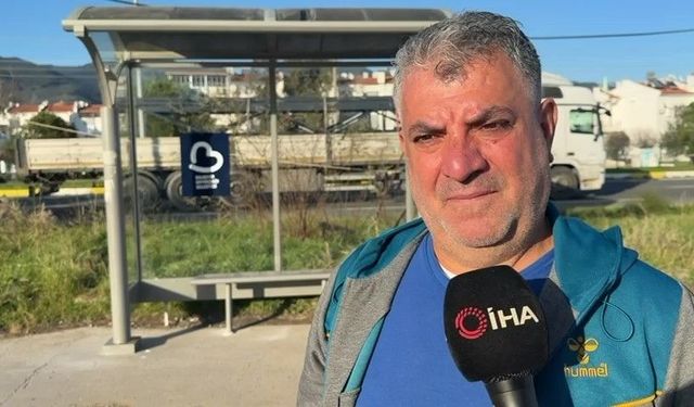 Babanın kızı üşümesin diye yaptığı durak belediyeyi harekete geçirdi