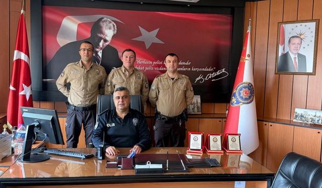 Uşak’ta başarılı gece bekçileri ödüllendirildi