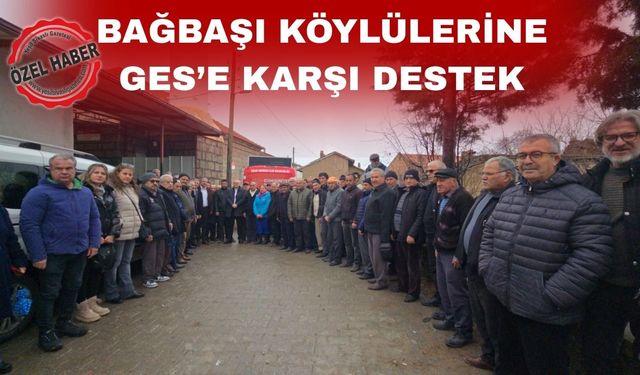 Uşak Milletvekili Ali Karaoba'dan GES'e karşı destek