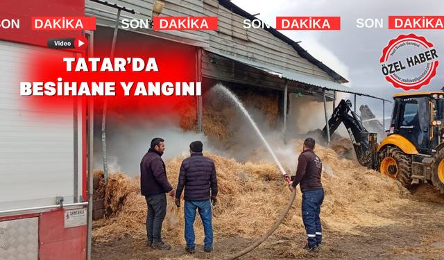 Uşak’ın Sivaslı ilçesinde besihane yangını