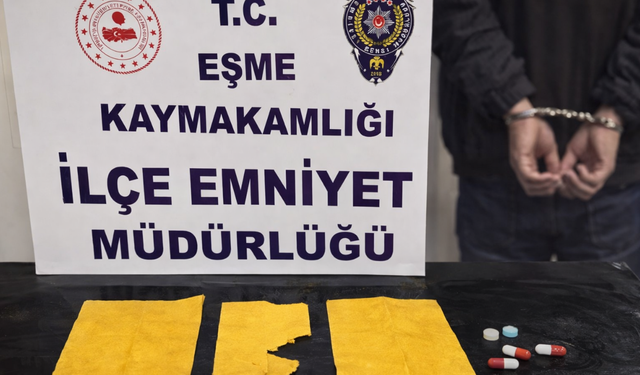 Eşme Polisi Yasaklı Madde Satıcılarına Nefes Aldırmıyor