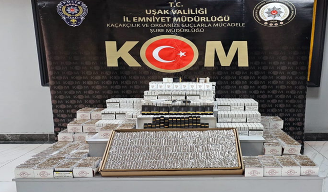 Uşak KOM Şube Ekipleri Kaçakçılara Geçit Vermiyor