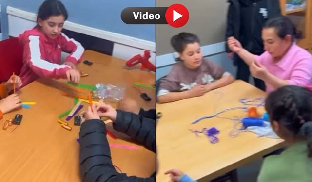 Turhan Akçay BİLSEM öğrencileri Çocuk evindeki akranlarını sevindirdi