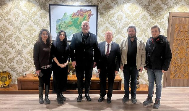 Uşak İMO Başkan Adayı Servet Kuş’tan rektör ziyareti