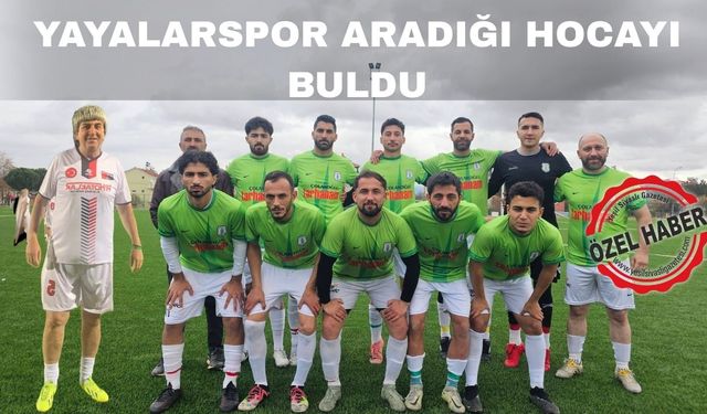 Yayalarspor Uşak’ın en “Şeker” Hocasını buldu