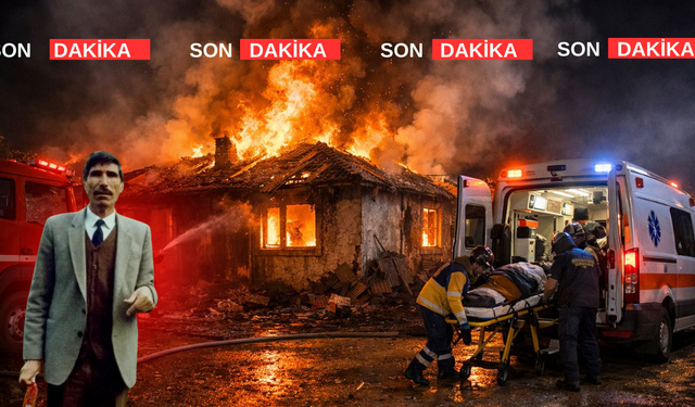 Ulubey'de çıkan yangında iki kardeşten biri hayatını kaybetti