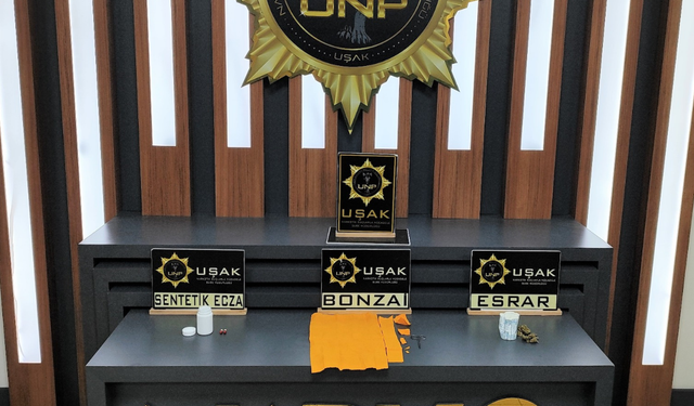 Uşak Polisi Yasaklı Maddeye Geçit Vermiyor