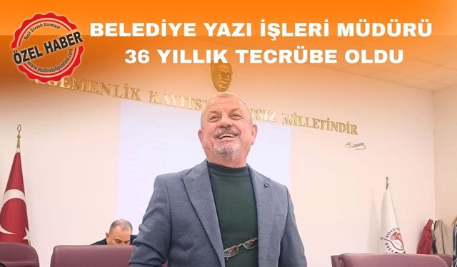 Uşak Belediyesi Yazı İşleri Müdürlüğüne Davut Tunay atandı