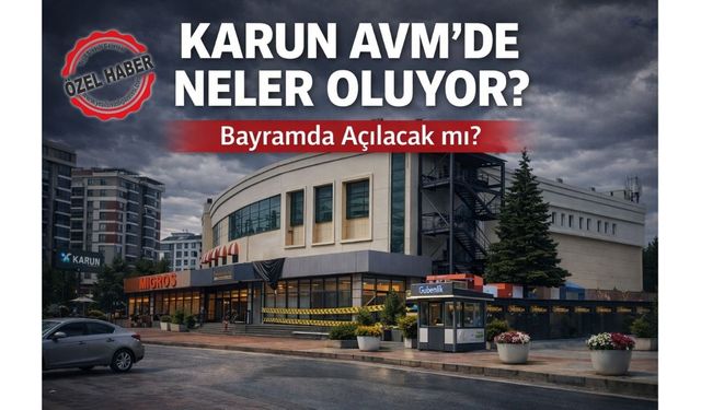 Uşaklılar Karun AVM’nin bayramda açılmasını istiyor