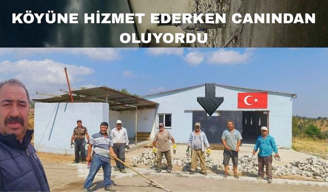 Uşak’ta çatıdan düşen muhtarın sağlık durumu kritik