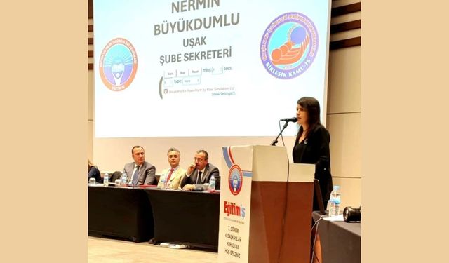 Uşak’ta Eğitim sendikaları birbirine girdi