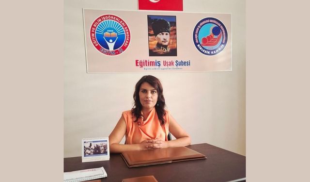 Birleşik Kamu iş Uşak İl Başkanı Nermin Büyükdumlu’dan cevap