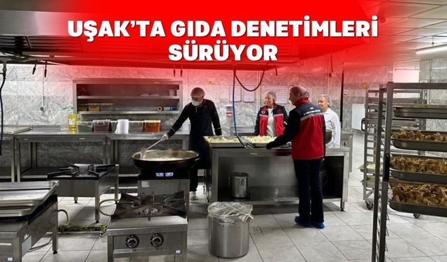 Uşak'ta gıdaya yönelik denetimler sıklaştırıldı
