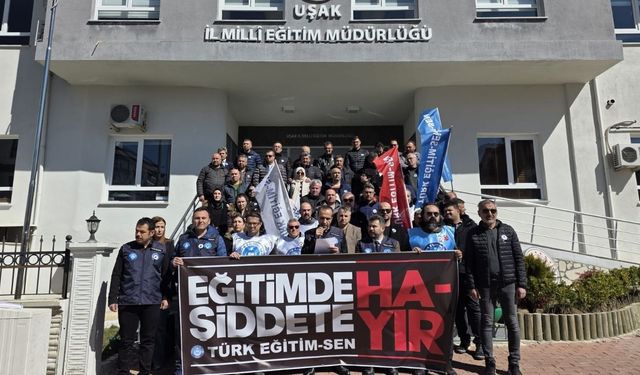 Türk Eğitim-Sen Uşak Şube; “Son uyarımız, geleceğimiz tehlikede”