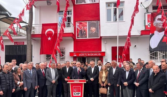 CHP Uşak İl Başkanı Celalettin Çoban; “Durmayacağız”